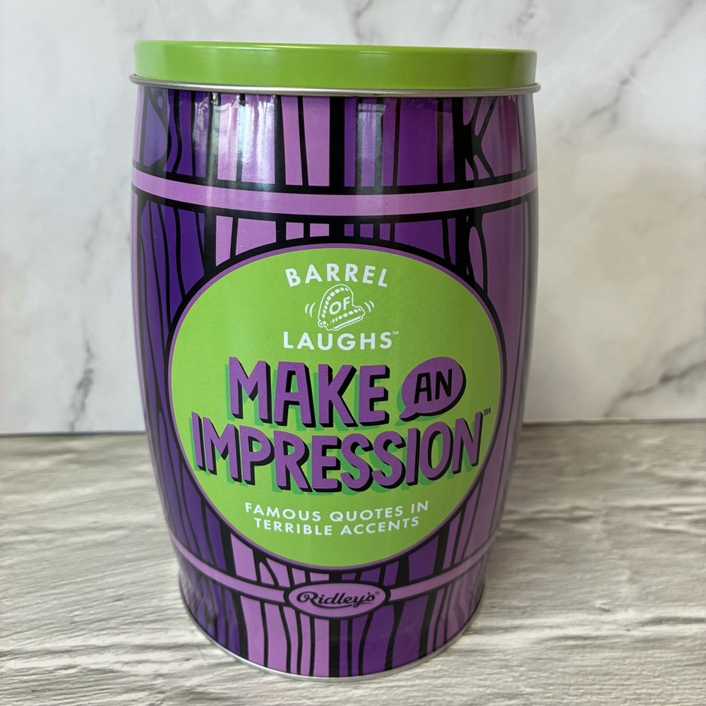 Ridley's Barrel Of Laughs "Make An Impression" Card Game